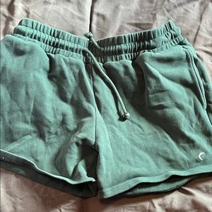 ZYIA Green relaxation sweat shorts